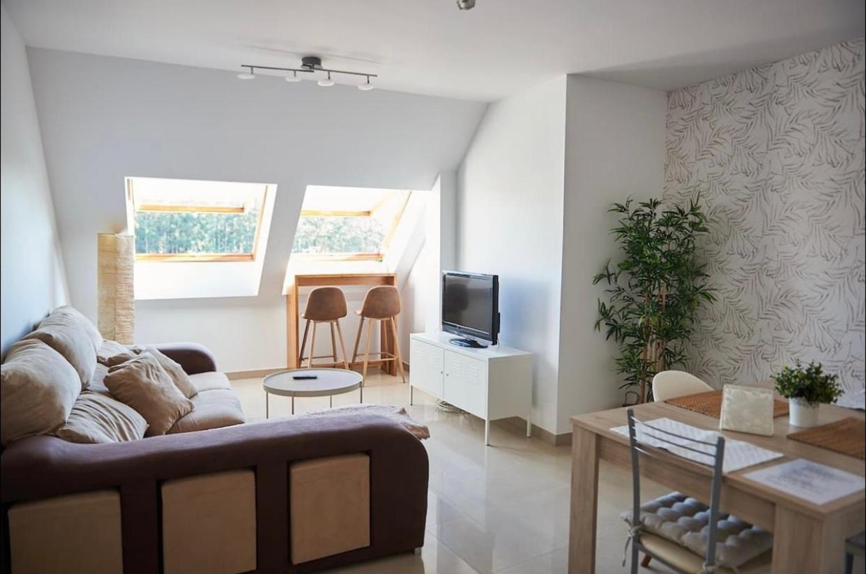 דירות וילאנואבה דה ארוסה Exclusivo Atico Boutique Con Vistas Al Mar מראה חיצוני תמונה